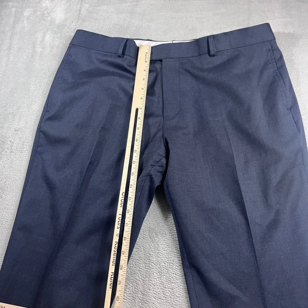 Brooks Brothers 1818 Classic Mens Navy Reda 1865 Italian Wool Dress Pants 38x30